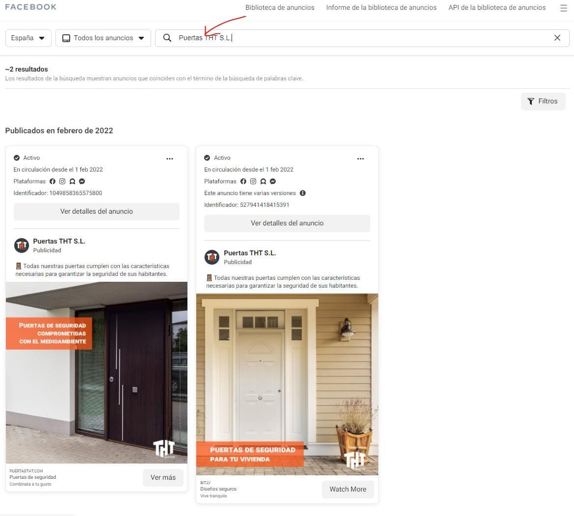 Biblioteca de Anuncios de Facebook (Análisis competencia) - Imagen 13