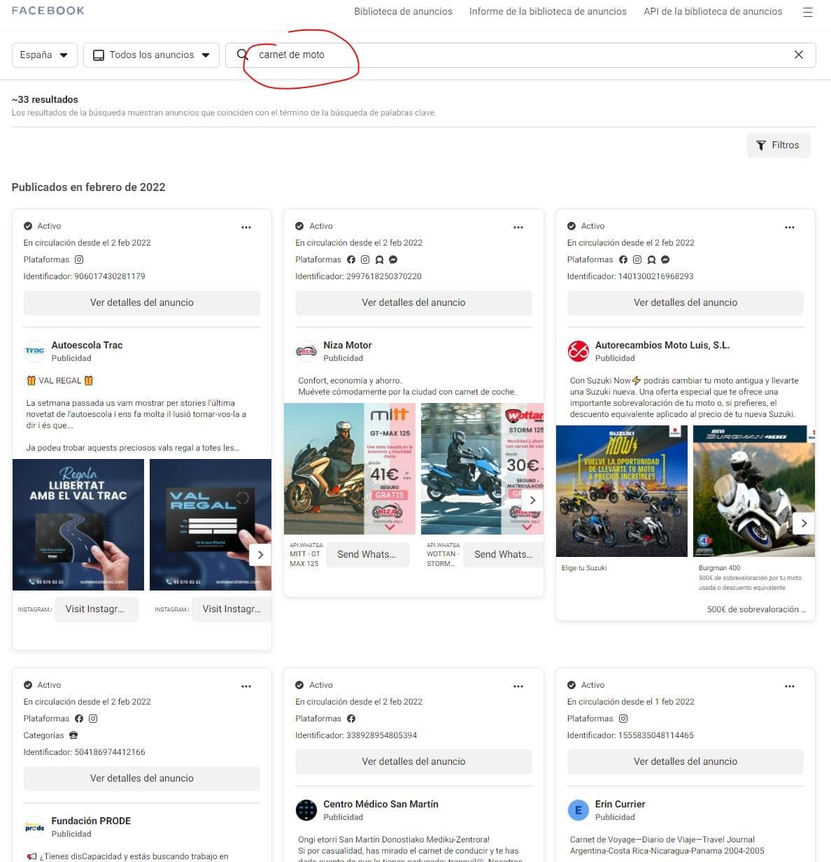 Biblioteca de Anuncios de Facebook (Análisis competencia) - Imagen 6