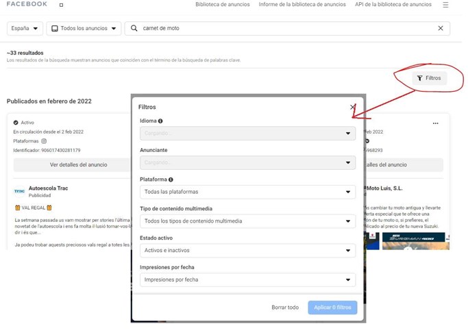 Biblioteca de Anuncios de Facebook (Análisis competencia) - Imagen 8