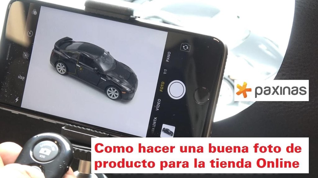 Como hacer una buena foto de producto para la tienda Online