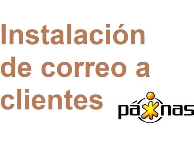 Configuración de correo electrónico para clientes de Páxinas Galegas