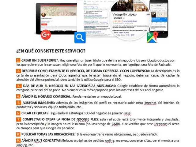 Ficha Google MY BUSINESS