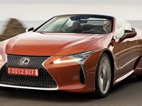 Lexus LC 500 Cabrio, con un motor de V8