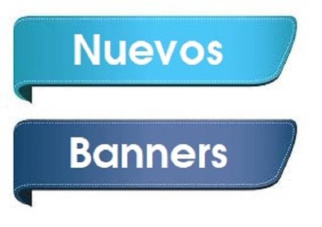 NUEVOS banner RESPONSIVE publicados