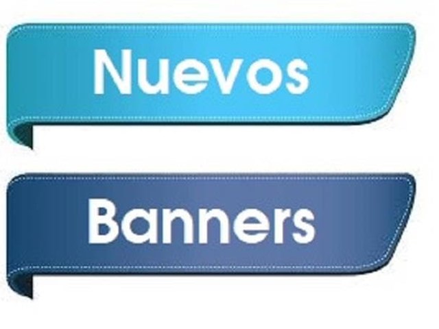 NUEVOS banner RESPONSIVE publicados