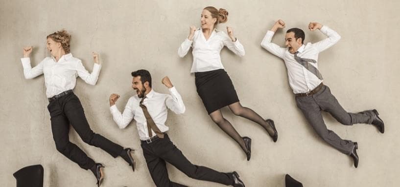 Reunión con equipo comercial.