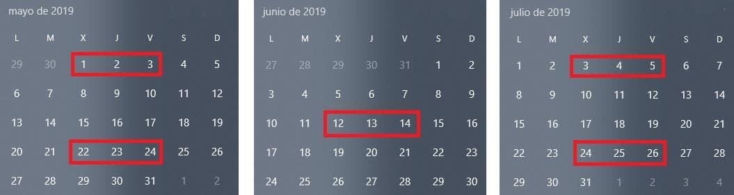 Reuniones VERANO desde Mayo a Julio 2019 - Imagen 1