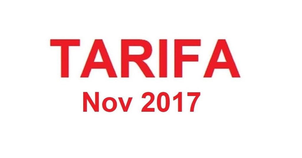 TARIFA 10 NOVIEMBRE 2017